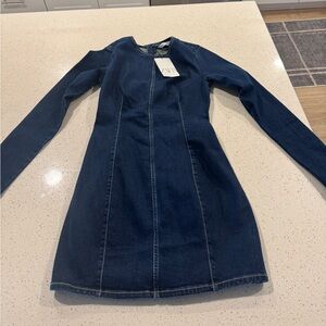Denim Long Sleeve Dress